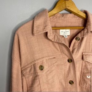 Blush American Eagle Shacket